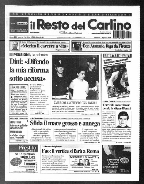 Il Resto del Carlino : giornale dell'Emilia